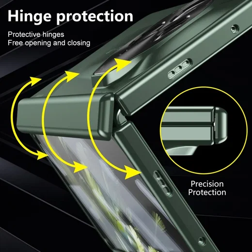 OnePlus Open Hoesje Hinge Protection Cover Groen afbeelding 2