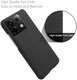 Xiaomi Redmi Note 13 Pro 5G / Poco X6 Hoesje Stoffen Back Cover Zwart afbeelding 4