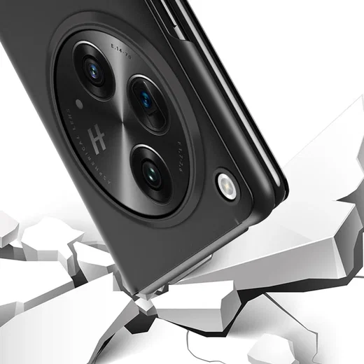 OnePlus Open / Oppo Find N3 Hoesje met Standaard Kunstleer Zwart afbeelding 5