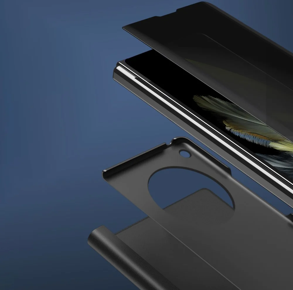OnePlus Open / Oppo Find N3 Hoesje met Standaard Kunstleer Zwart afbeelding 6