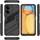 Xiaomi Redmi 13C / Poco C65 Hoesje Shockproof Kickstand Zwart afbeelding 6