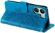 Xiaomi Redmi 13C / Poco C65 Hoesje Mandala Book Case Pasjeshouder Blauw afbeelding 4