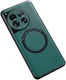 OnePlus 12 Hoesje MagSafe Kunstleer Back Cover Groen