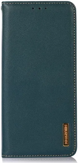 KHAZNEH Samsung Galaxy A35 Hoesje RFID Book Case Leer Groen afbeelding 7