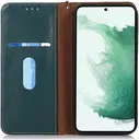 KHAZNEH Samsung Galaxy A35 Hoesje RFID Book Case Leer Groen
