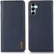 KHAZNEH Samsung Galaxy A35 Hoesje RFID Book Case Leer Blauw afbeelding 2