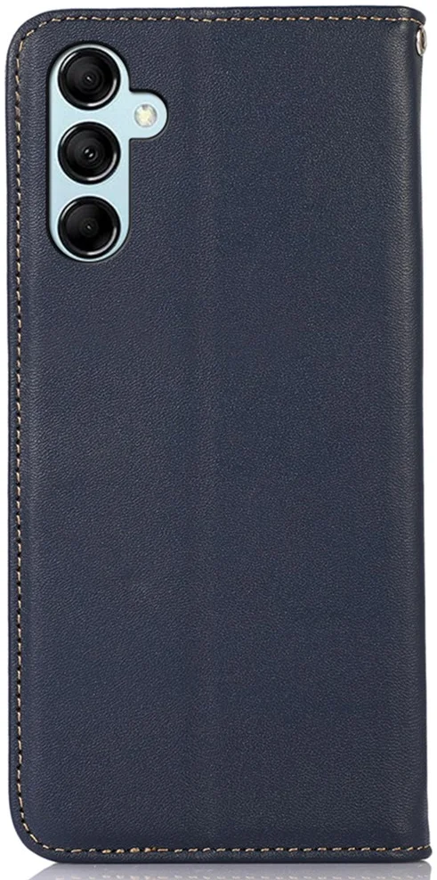 KHAZNEH Samsung Galaxy A35 Hoesje RFID Book Case Leer Blauw afbeelding 8