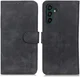 KHAZNEH Samsung Galaxy A35 Hoesje Retro Wallet Book Case Zwart afbeelding 2