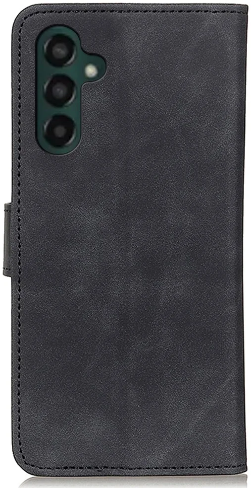 KHAZNEH Samsung Galaxy A35 Hoesje Retro Wallet Book Case Zwart afbeelding 8