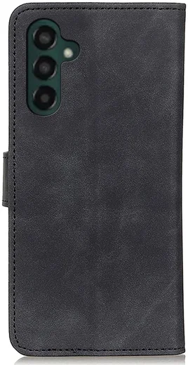 KHAZNEH Samsung Galaxy A35 Hoesje Retro Wallet Book Case Zwart afbeelding 8