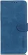 KHAZNEH Samsung Galaxy A35 Hoesje Retro Wallet Book Case Blauw afbeelding 7