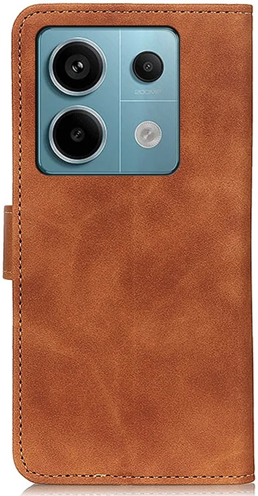 KHAZNEH Xiaomi Redmi Note 13 Pro 5G / Poco X6 Hoesje Book Case Bruin afbeelding 6