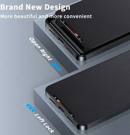 Samsung Galaxy S24 Ultra Hoesje met MagSafe Metalen Frame Zwart afbeelding 7