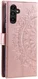 Samsung Galaxy A55 Hoesje Mandala Book Case met Pasjeshouder Roze Goud afbeelding 6