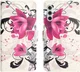 Samsung Galaxy A55 Hoesje Portemonnee Book Case Flower Print