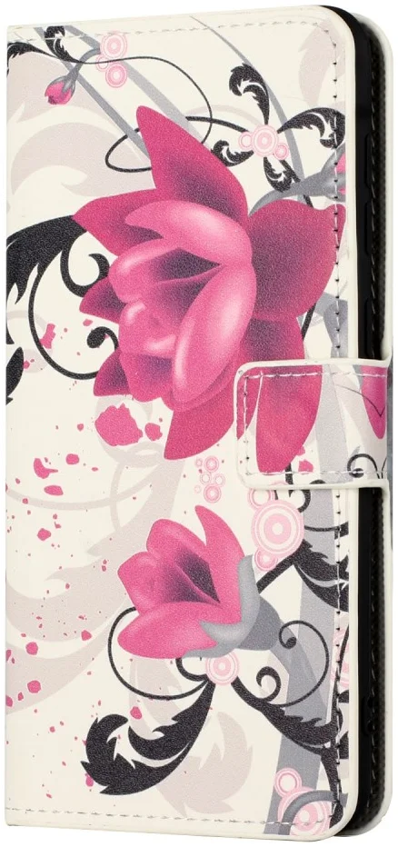 Samsung Galaxy A55 Hoesje Portemonnee Book Case Flower Print afbeelding 4