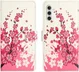 Samsung Galaxy A55 Hoesje Portemonnee Book Case Bloemen Print afbeelding 1