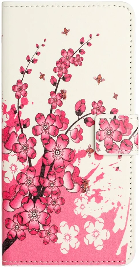 Samsung Galaxy A55 Hoesje Portemonnee Book Case Bloemen Print afbeelding 5