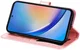 Samsung Galaxy A35 Hoesje Bloemen Book Case met Pasjeshouder Roze afbeelding 12