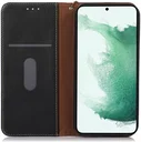 KHAZNEH Samsung Galaxy A55 Hoesje RFID Book Case Leer Zwart