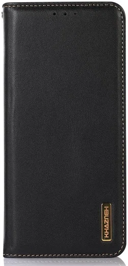 KHAZNEH Samsung Galaxy A55 Hoesje RFID Book Case Leer Zwart afbeelding 6