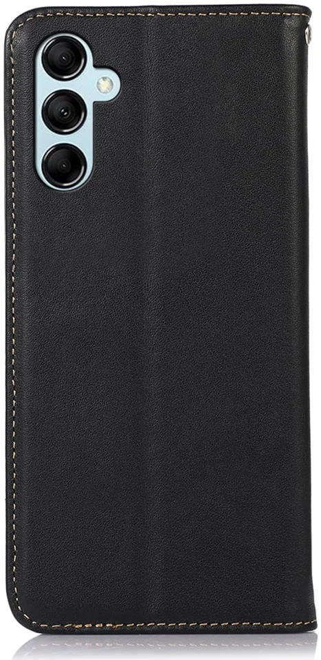 KHAZNEH Samsung Galaxy A55 Hoesje RFID Book Case Leer Zwart afbeelding 7