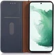 KHAZNEH Samsung Galaxy A55 Hoesje RFID Book Case Leer Blauw