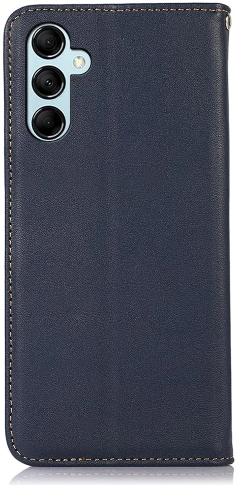 KHAZNEH Samsung Galaxy A55 Hoesje RFID Book Case Leer Blauw afbeelding 7