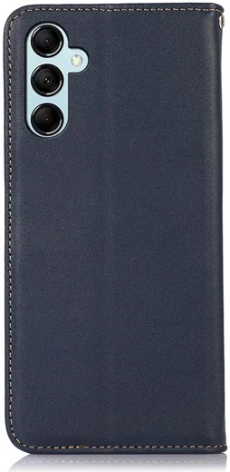 KHAZNEH Samsung Galaxy A55 Hoesje RFID Book Case Leer Blauw afbeelding 7