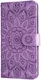 Xiaomi Redmi Note 13 Pro Plus Hoesje Zonnebloem Wallet Book Case Paars afbeelding 10