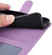 Xiaomi Redmi Note 13 Pro Plus Hoesje Zonnebloem Wallet Book Case Paars afbeelding 8