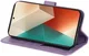 Xiaomi Redmi Note 13 5G Hoesje Bloemen Print Wallet Book Case Paars afbeelding 8