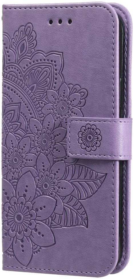 Xiaomi Redmi Note 13 Pro 5G / Poco X6 Hoesje Pasjeshouder Case Paars afbeelding 10