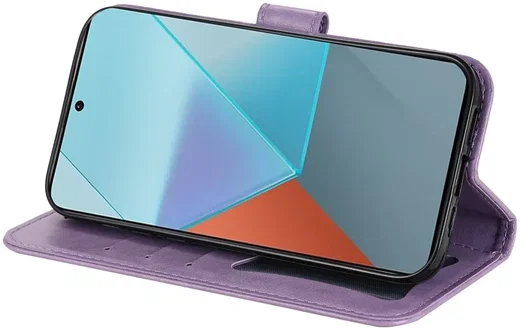 Xiaomi Redmi Note 13 Pro 5G / Poco X6 Hoesje Pasjeshouder Case Paars afbeelding 12