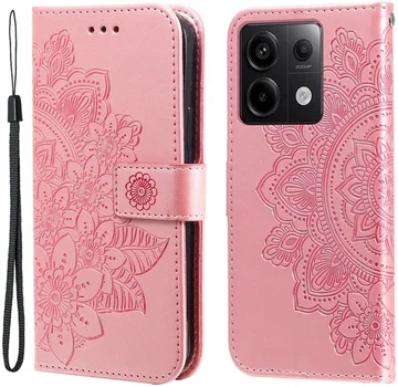 Xiaomi Redmi Note 13 Pro 5G / Poco X6 Hoesje Pasjeshouder Case Roze
