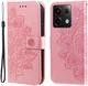 Xiaomi Redmi Note 13 Pro 5G / Poco X6 Hoesje Pasjeshouder Case Roze afbeelding 1