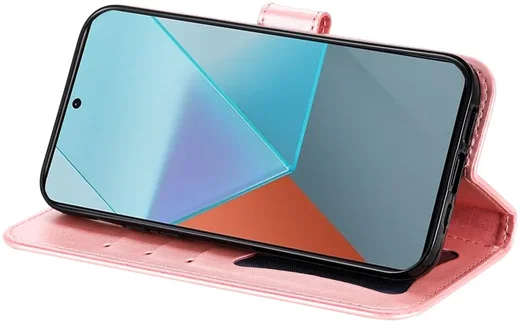 Xiaomi Redmi Note 13 Pro 5G / Poco X6 Hoesje Pasjeshouder Case Roze afbeelding 10