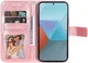 Xiaomi Redmi Note 13 Pro 5G / Poco X6 Hoesje Pasjeshouder Case Roze afbeelding 2