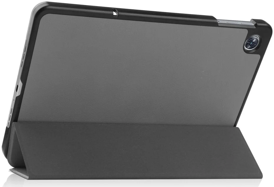 Oppo Pad Air Hoes Tri-Fold Book Case met Standaard Grijs afbeelding 7