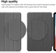 Oppo Pad Air Hoes Tri-Fold Book Case met Standaard Grijs afbeelding 8