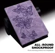 Oppo Pad Air Hoes Portemonnee Book Case Vlinder Print Paars afbeelding 5