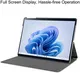 Microsoft Surface Pro 9 Hoes Tri-Fold Book Case met Standaard Zwart afbeelding 4