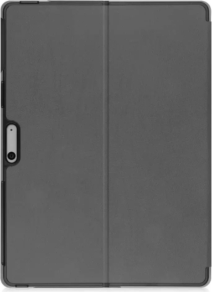 Microsoft Surface Pro 9 Hoes Tri-Fold Book Case met Standaard Grijs afbeelding 2