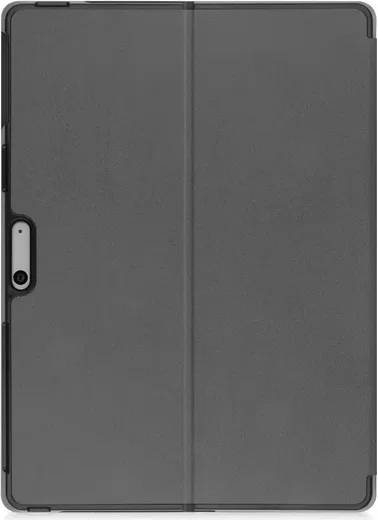 Microsoft Surface Pro 9 Hoes Tri-Fold Book Case met Standaard Grijs afbeelding 2