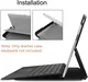 Microsoft Surface Pro 9 Hoes Tri-Fold Book Case met Standaard Grijs afbeelding 7