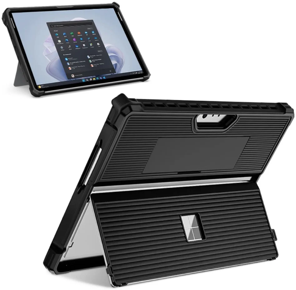 Microsoft Surface Pro 9 Laptop Hoes TPU Cover Zwart afbeelding 2