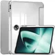 OnePlus Pad Hoes Book Case Sleep/Wake met Pen Houder Clear Zilver afbeelding 1