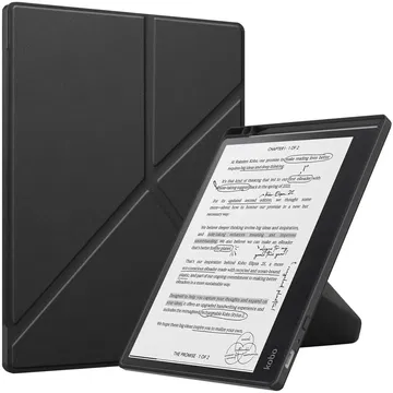 Kobo Elipsa 2E Hoes Origami Book Case met Standaard Zwart