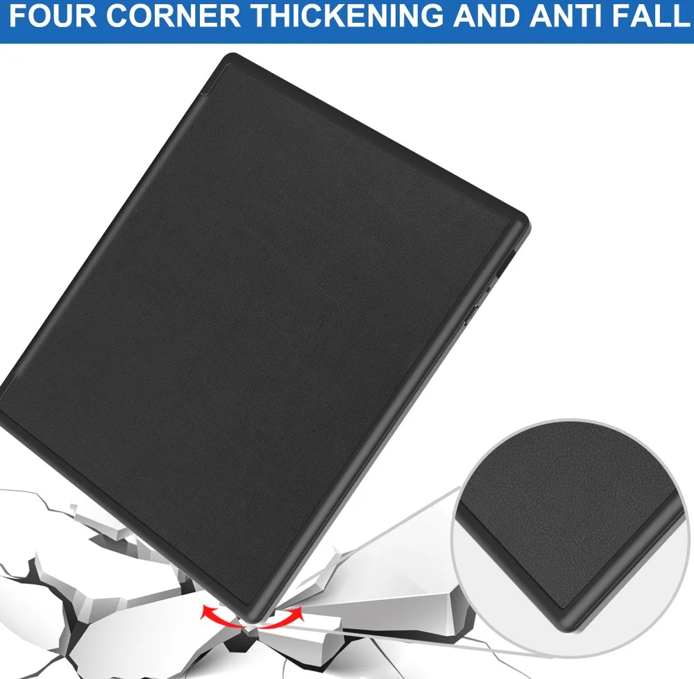 Kobo Elipsa 2E Hoes Origami Book Case met Standaard Zwart afbeelding 3