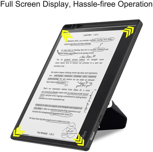 Kobo Elipsa 2E Hoes Origami Book Case met Standaard Touch Print afbeelding 6
